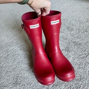 EUC Hunter Women’s Original Short Rainboots Size US 7